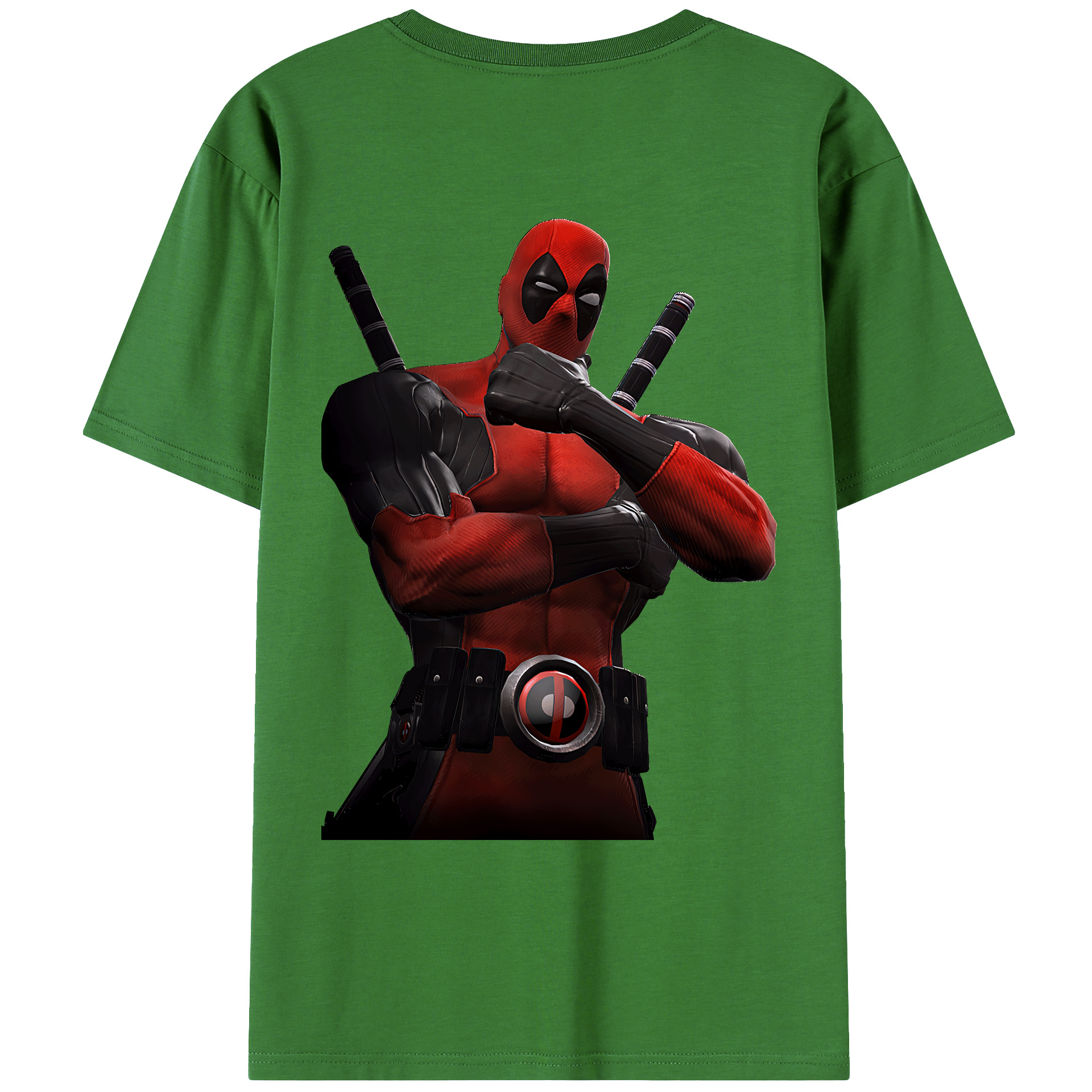 （画像用） Deadpool デッドプール レディース半袖Tシャツ(バックプリント)